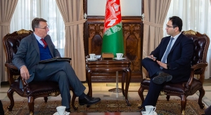 Deputy and Acting Foreign Minister Meets German Ambassador to Kabul